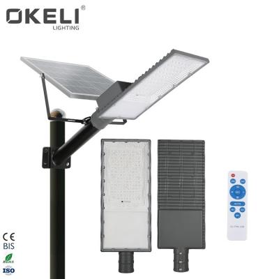 China Garden OKELI High Brightness And Long Working Time Power Solar Led Street Light 60w 120w 150w Solar Led Street Light for sale