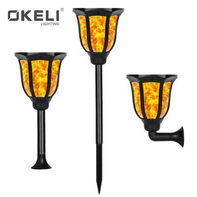 China Smart light control manufacturer OKELI China 18 watt waterproof smart light control outdoor led solar garden light for sale