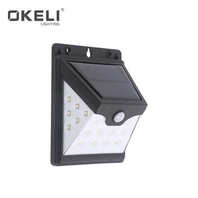 China OKELI Garden Supplier All In One Yard Outdoor Solar Garden Patio Low Voltage Led Solar Landscape Wall Light for sale