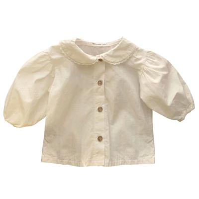 China New Pretty Casual Cotton Autumn Clothes Baby Shirt Cotton Princess Baby Clothing for sale