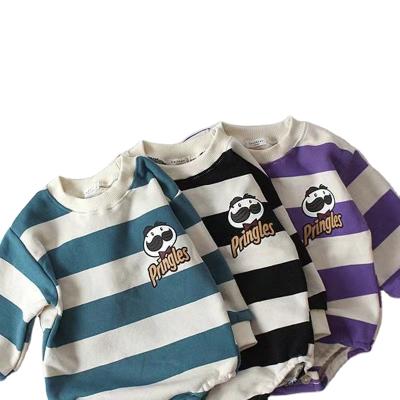 China 2021New Autumn Korean baby girl and boy romper autumn and spring children's clothing romper 66 73 80 90 for sale