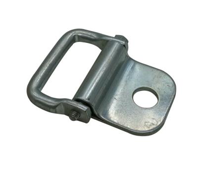 China D-Ring Link Down Ring Trailer Cargo Rope Bolt On Outboard Mount Staple Truck Load Attachment Lashing Ring 50mm for sale