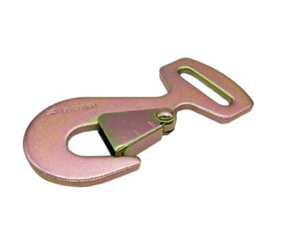 China Safety Steel Cargo Lashing Webbing Belt Snap Hook for sale