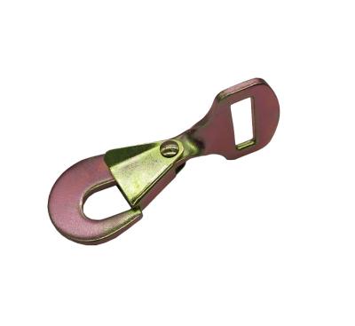 China Heavy Industry DL083502 1.5 Inch 6600lbs Heavy Duty Cargo Ratchet Tie Down Twisted Snap Hook With Latch For Tie Down Strap for sale