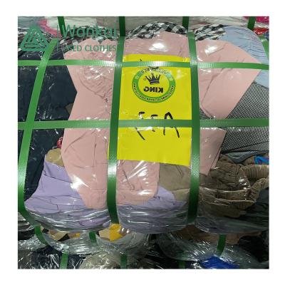 China Mixed Designs Cwanckai Matched Clean Low Used Clothes King Bale Used Clothes 45Kg Ukay Ukay, Factory Outletcat Bale King Bale for sale