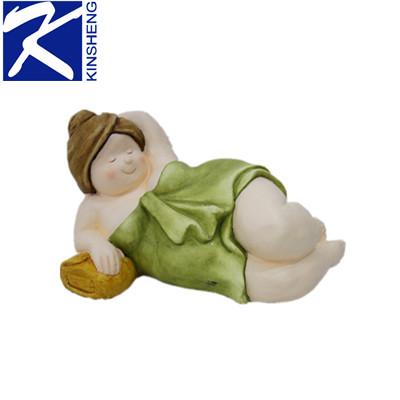 China New Ocean Ornament Home Ceramic Theme Eco-friendly Souvenirs Fat Lady Figurine Decoration for sale