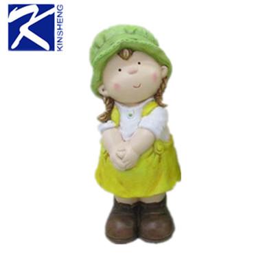 China China Home Decorative Cute Girl Figurine Ceramic Sculpture For Sale for sale