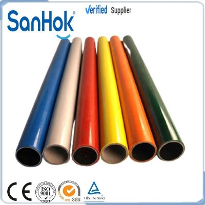 China Storage Rack First Generation 28 Mm OD PVC Plastic Steel Pipe Lean Tube For Lean Pipe Workbench for sale