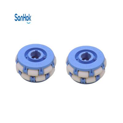 China swivel & 2LH-60 50KG Plastic Rigid Round Carrier Type Nlyno Toy OmniWheel For Robot Toy for sale