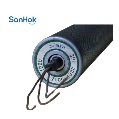 China Roller conveyor drum motor with SUS 201 or SUS 304 tube with steel shaft made by Sanhok for sale