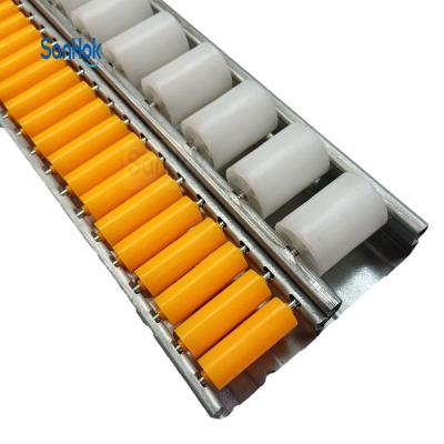 China Logistics conveyor/shelf system assembly line flow rail sheet metal roller track for flow storage rack for sale