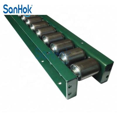 China Hotels SK-5750P 60KG/Wheel Heavy Duty Load Capacity Roller Wheel Flow Rail For Ground Pallet Conveyor for sale