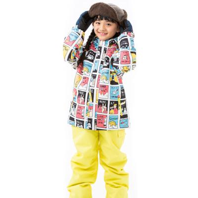 China Custom Girls Breathable Waterproof Windproof Ski Jacket Snow Suit For Outdoor Kids Children Winter Ski Suit OEM for sale