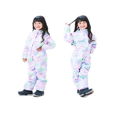 China Breathable Children's Ski Use Breathable Wear-Resistant Children's One-Piece Ski Suit Waterproof Warm Kid Thickened Ski Suit OEM for sale