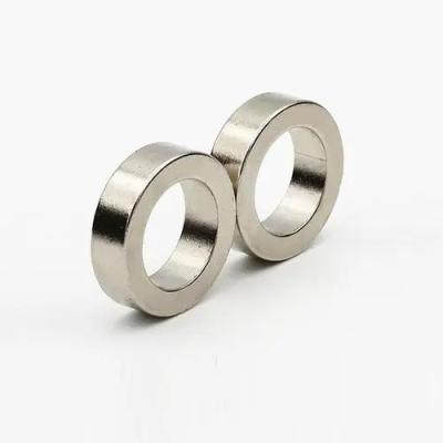 China Industrial Magnet Competitive Price N35-N52 H Shipping And Handling Strong Ndfeb Constant Magnetized Ring Magnets With Hole for sale