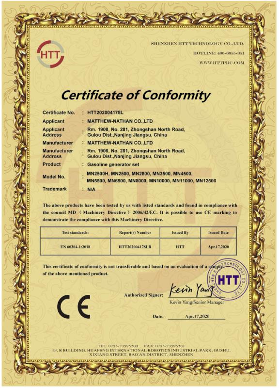 CE - Matthew-Nathan Co., Ltd.