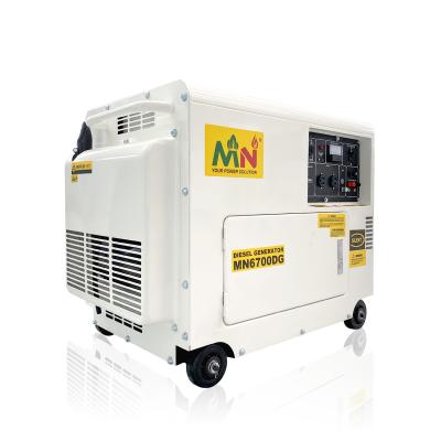 China Small Power 5kw Mobile Diesel Generator Silent Power Type Diesel Generator For Sale for sale