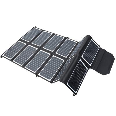 China 300mm*180mm*90mm Foldable Monocrystalline Portable Tablet PC Laptop Power Bank Sunpower Silicon WARMSPACE 80W Solar Panel Solar Charger for sale