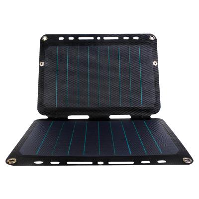 China WARMSPACE 11W/5V Monocrystalline Silicon Solar Panel Mobile Phone Power Bank Portable Charger For Outdoor Travel Use 235*170*3mm for sale