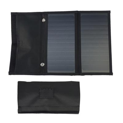 China WARMSPACE 2022 Foldable Solar Panel 13W Dual USB Waterproof Portable Solar Cell Phone Charger For Travel Support Outdoor OEM ODM 455mm*295mm*4mm for sale