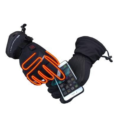 China Unisex Waterproof Ski Gloves WARMSPACE Glove Lithium Battery Electric Heated Rechargeable Riding Heating for sale