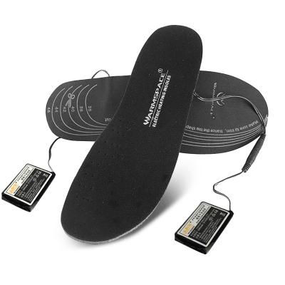 China EVA WARMSPACE Electric Heated Shoe Insoles With Lithium Battery USB Rechargeable Support Charging OEM for sale