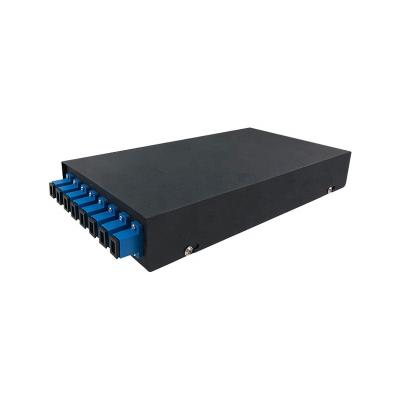 China FTTH 8 Port ODF Wall Mount SC LC Fiber Patch Panel Fiber Termination Box for sale