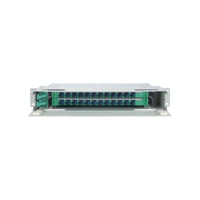 China FTTX 2U 24 Core ODF Fiber Optic Distribution Frame Fiber Optic Terminal Box Rack Mounted Fiber Optic Terminal Box SC/FC/LC for sale