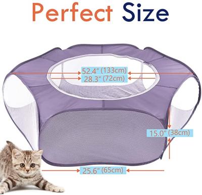 China Breathable Portable Folding Dog Tent House Cage Pets Park for sale