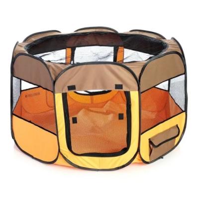 China Breathable Portable Foldable Pet Playpen with FREE Carry Case Available in 2 Sizes Exercise Pen Kennel for sale