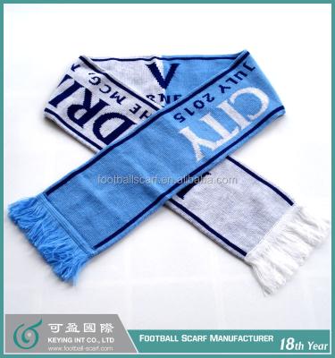 China Long Half Half VS Football Scarf for sale