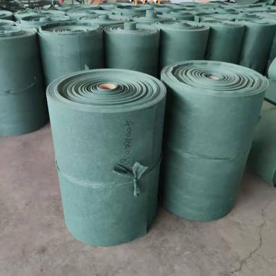 China Modern green nonwoven polyester geotextile fabric for geobag slope retaining wall 100g 130g 150g for sale