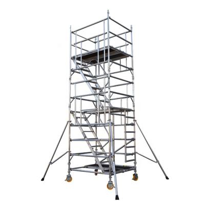 China Layher industrial rapid scaffolding aluminum construction mobile x4m scaffolding system mobile tower for sale