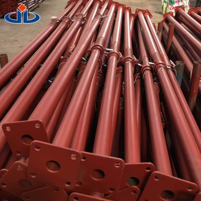 China Guangzhou Factory Industrial Pipe Support 2200-3900mm Painted Shoring Props Jack Adjustable Steel Push Pull Props for sale