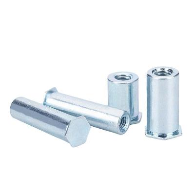 China Heavy Industry Precision Hardware Ss304 Stainless Steel Hexagon Head M8 Aluminum Flat Rivet Nut for sale