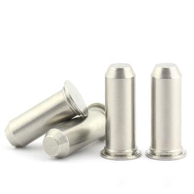 China Top Selling Stainless Steel Tps Tp4 Flat Head Self Clamping Pin Captive For Sheet Metal Pilot for sale