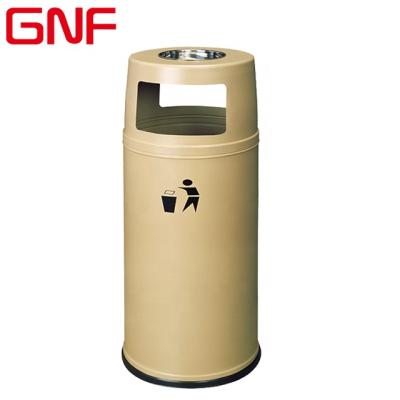 China GNF Viable Outdoor Street Garbage Bin Metal Waste Bin Hot Sales Products for sale