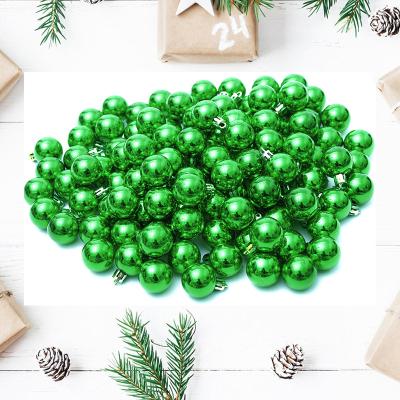 China European Style TKYGU US Local Shipping 144pcs Christmas Balls Ornaments 3cm Unbreakable Plastic Christmas Ball for sale