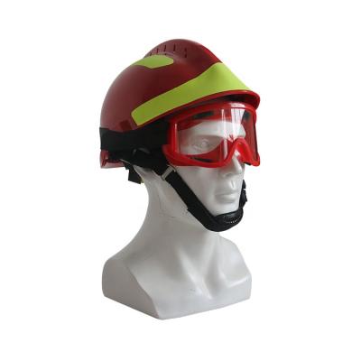 China Rescue Equipment Fast Delivery Safety Hard Hat For Firefighter for sale