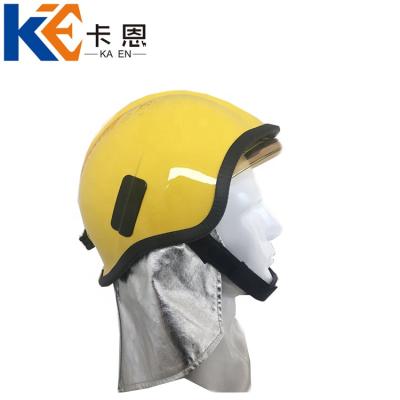 China Personal Protective Equipment Warm Style Europe Fire Safety Yellow Helmet for sale