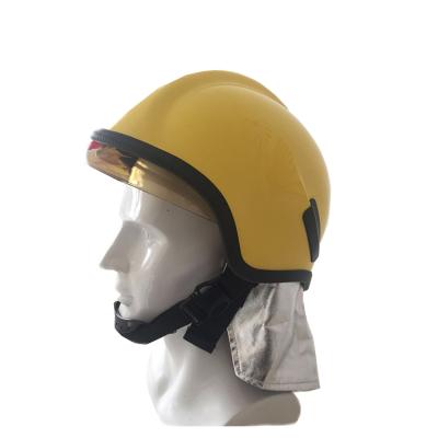 China Personal Protective Equipment Europe Firefighter Fire Fighter Professional Fire Helmet Firefighter for sale