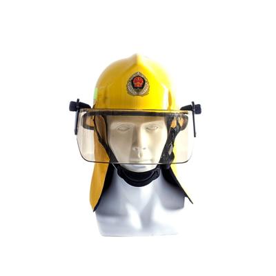 China Personal Protective Equipment Fire Fighting Type Factory New Yellow Color Safety Helmet for sale