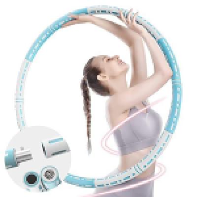 China Fitness Bodybuilding Exercise Polynesian Dance Smart Circle Ring Weighted Best Size Adult Gym Fitness Polynesian Dance Ring Sale Massage Sport for sale