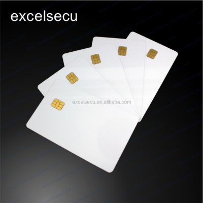 China Access Control System Factory Hemming OEM Reception PVC Visa Visa Plastic Bank Chip Blank Plastic Card for sale