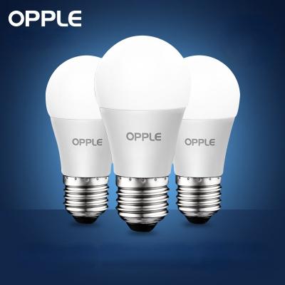 China High Quality Warm Cool White OPPLE 3W E27 LED White Light Bulbs 220V Energy Saving Lamps Universal Bulb 3000K 4000K 6500K Equivalent for sale