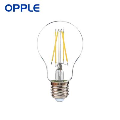 China Vintage 2700/3500/4000/5700/6500K Edison Bulb OPPLE E26 E27 Indoor LED Lamp 120V Candle Bulb 8.8W Dimmable Antique Glass Filament for sale