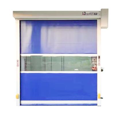 China China industrial high speed roller door supplier induction loop pvc roll door for electrical components factory for sale