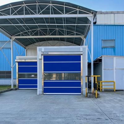 China Induction Loop Roll Up Modern Automatic Stainless Steel Speed ​​Gate For Workshop Conveyor for sale