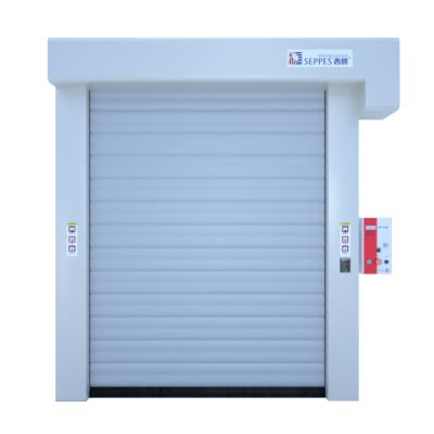 China Modern Fast Acting Automatic PVC Cloth High Speed ​​Cold Storage Door / PVC Fast Fast Freezer Door for sale