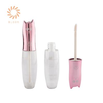 China Custom Cute Cute Cat Shape Unique Empty Liquid Liptint Lip Gloss Tube for sale